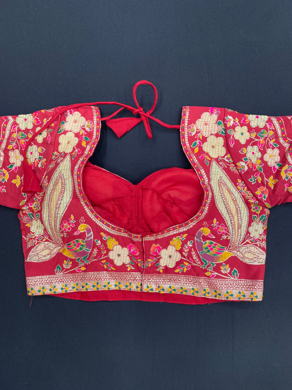Jamdani blouse saree