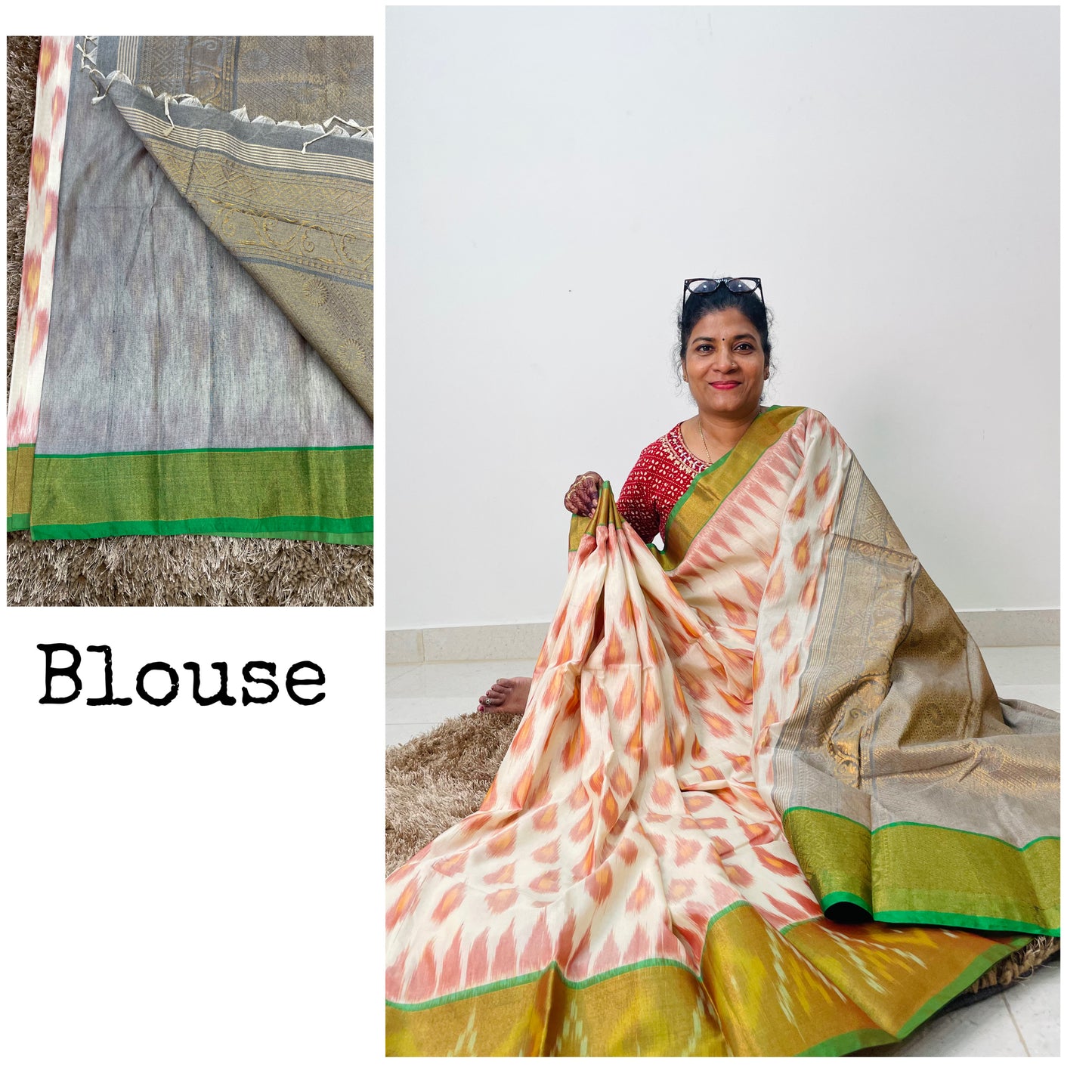 MERCIDIZED POCHAMPALLY HANDLOOM SAREE