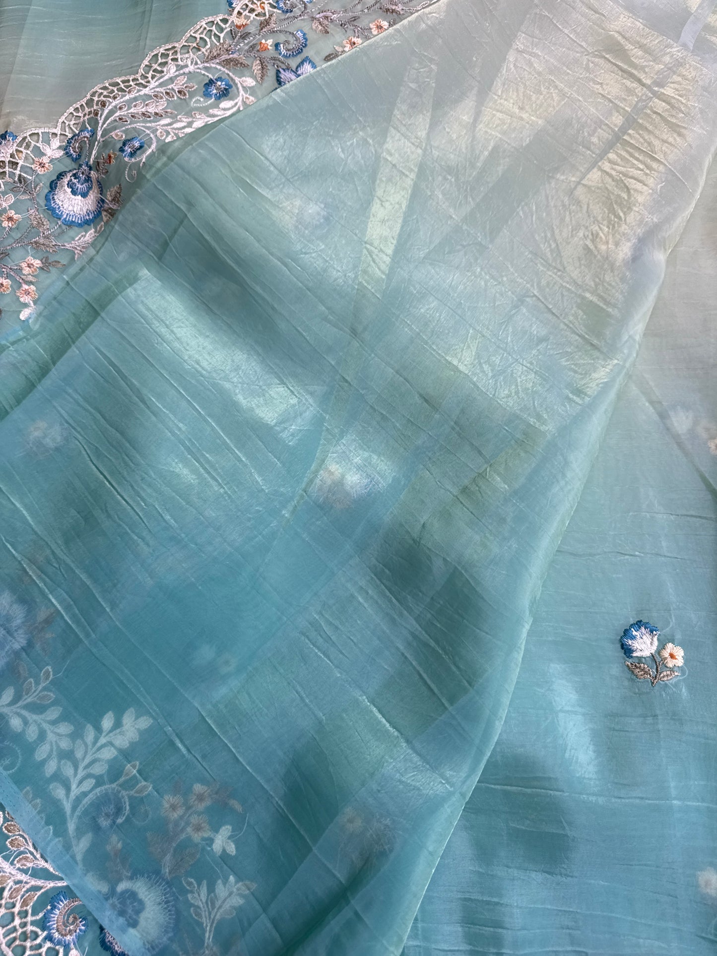 Dual shade organza