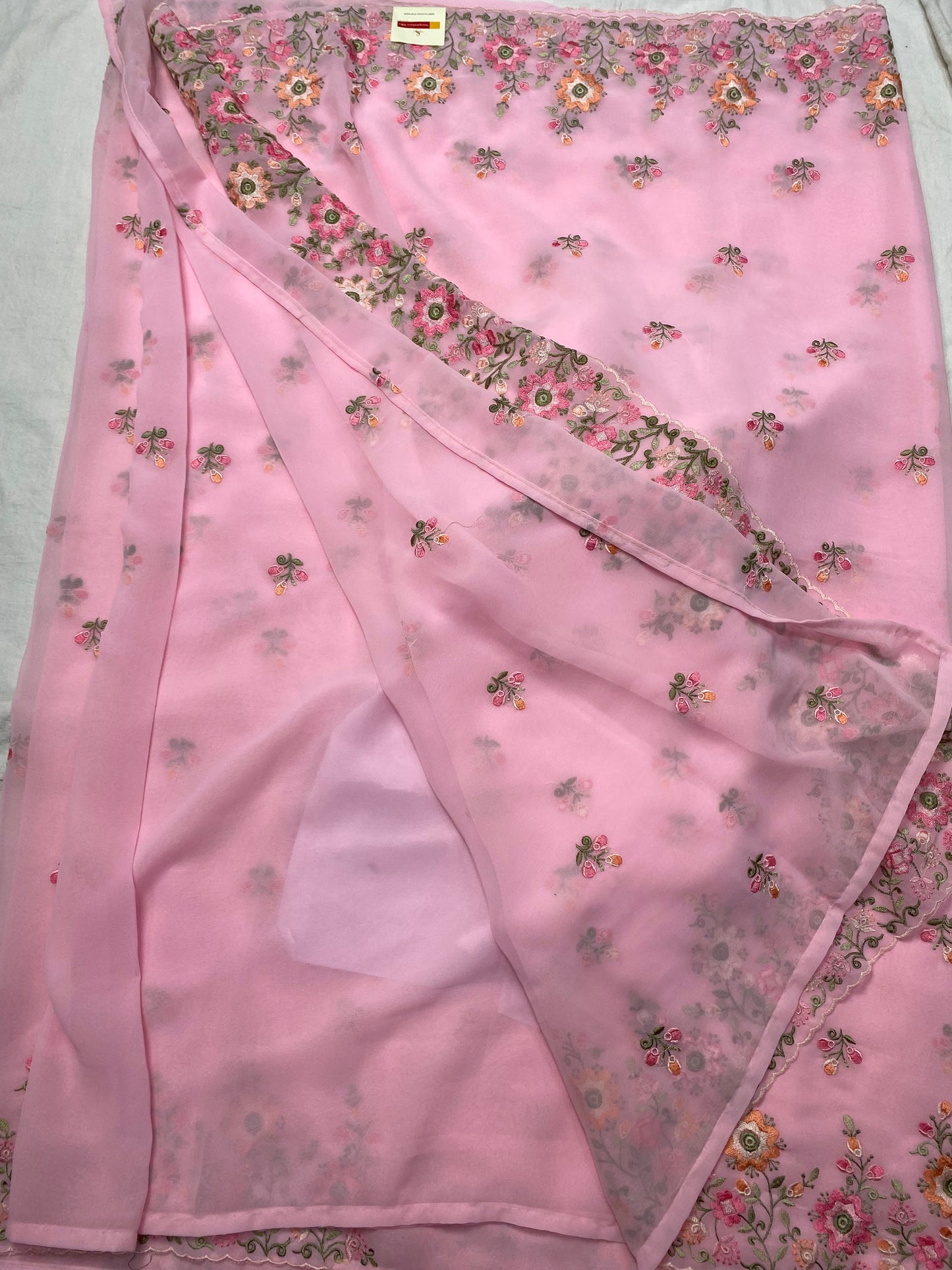 Georgette designer saree