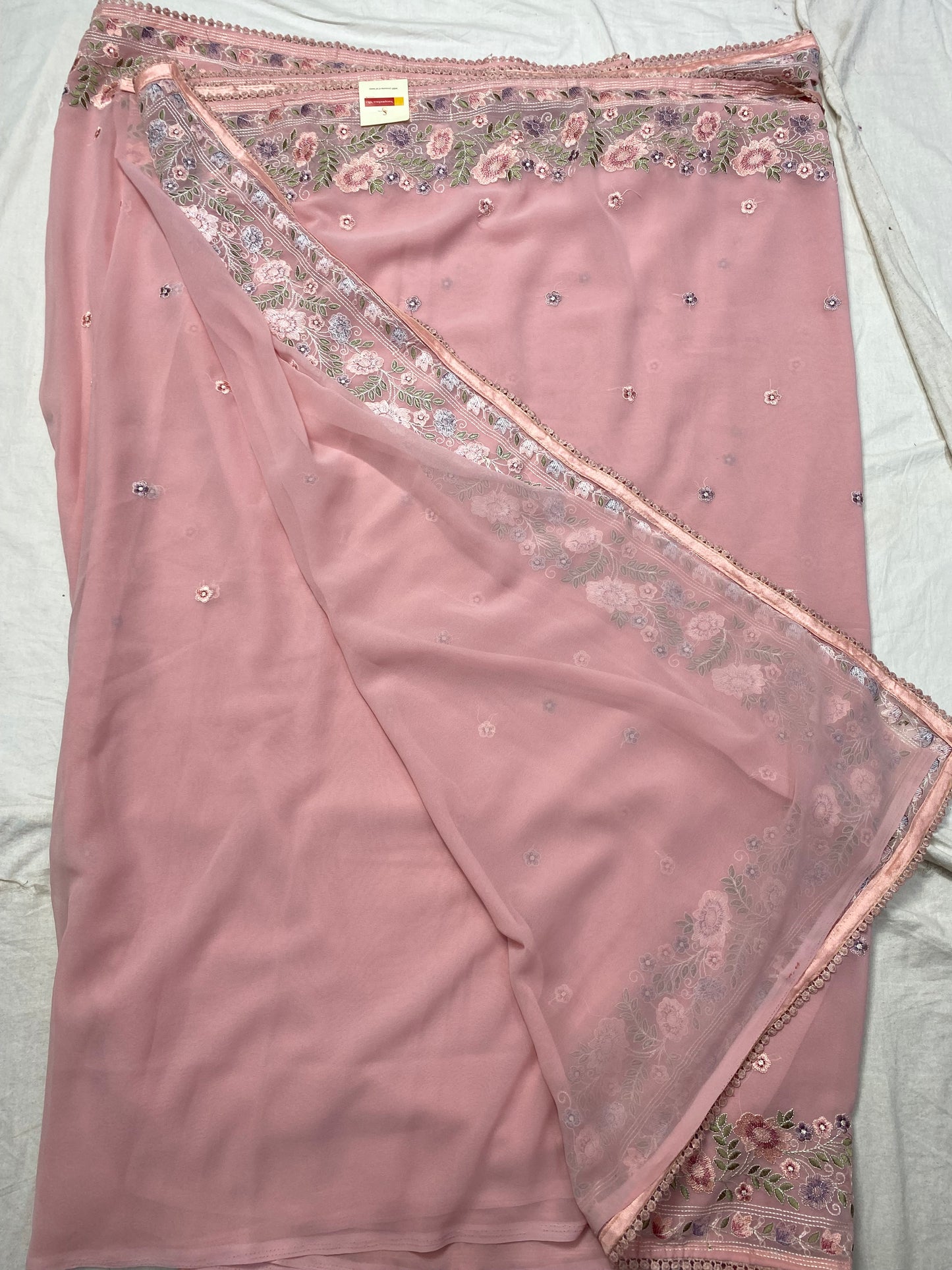 Georgette designer saree