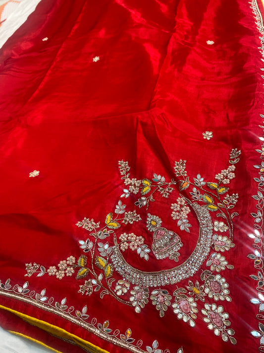 Work saree