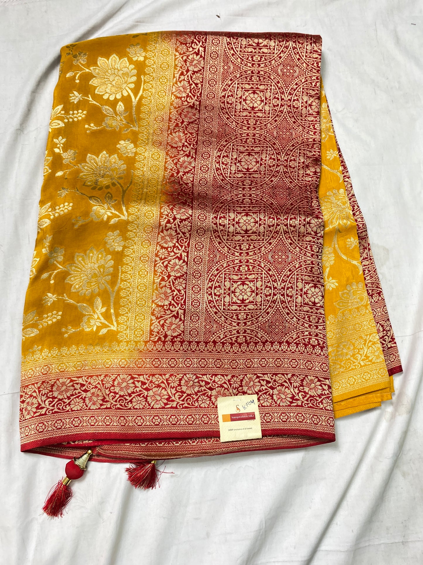 Meenakari silk