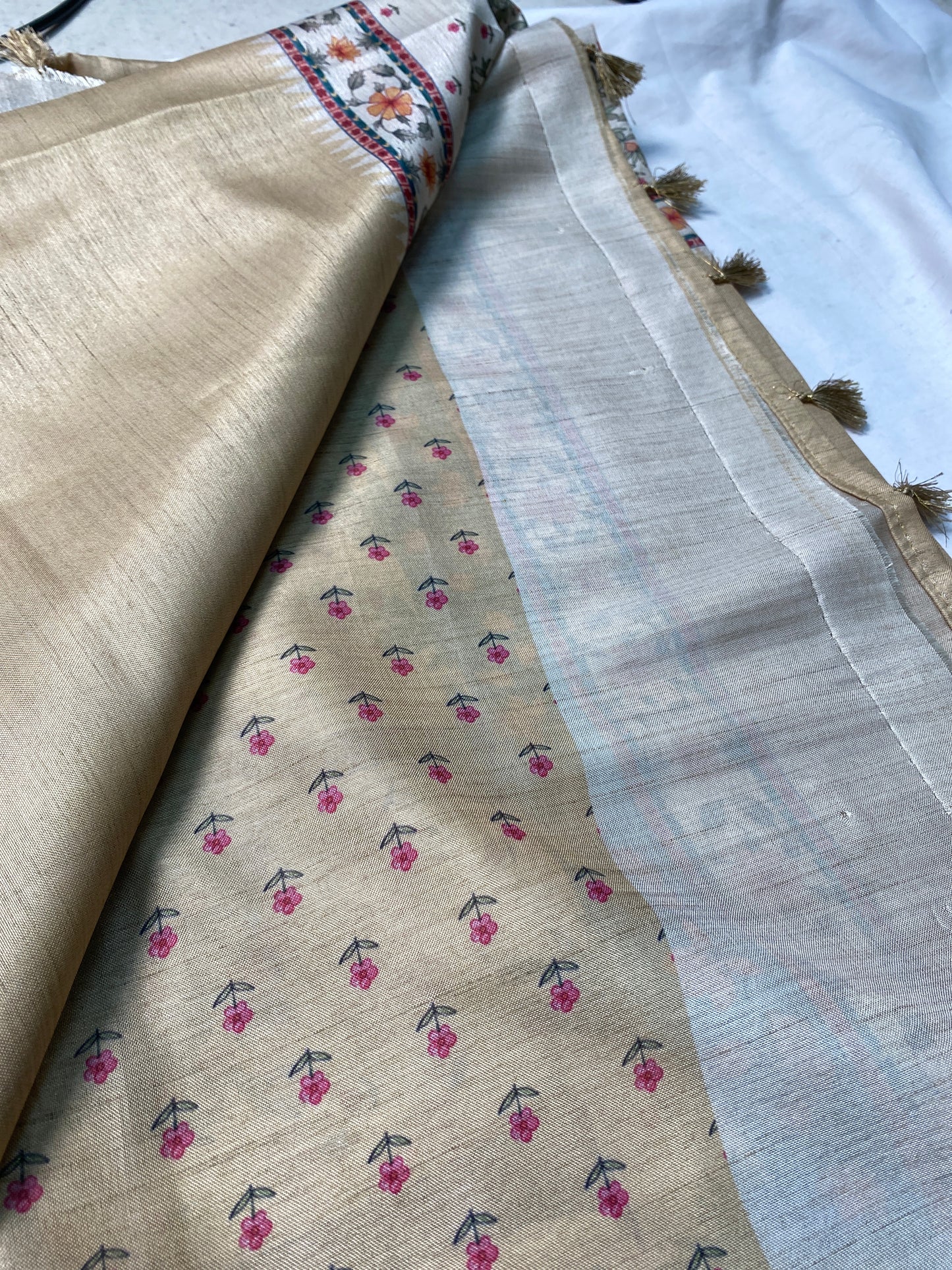Raw silk