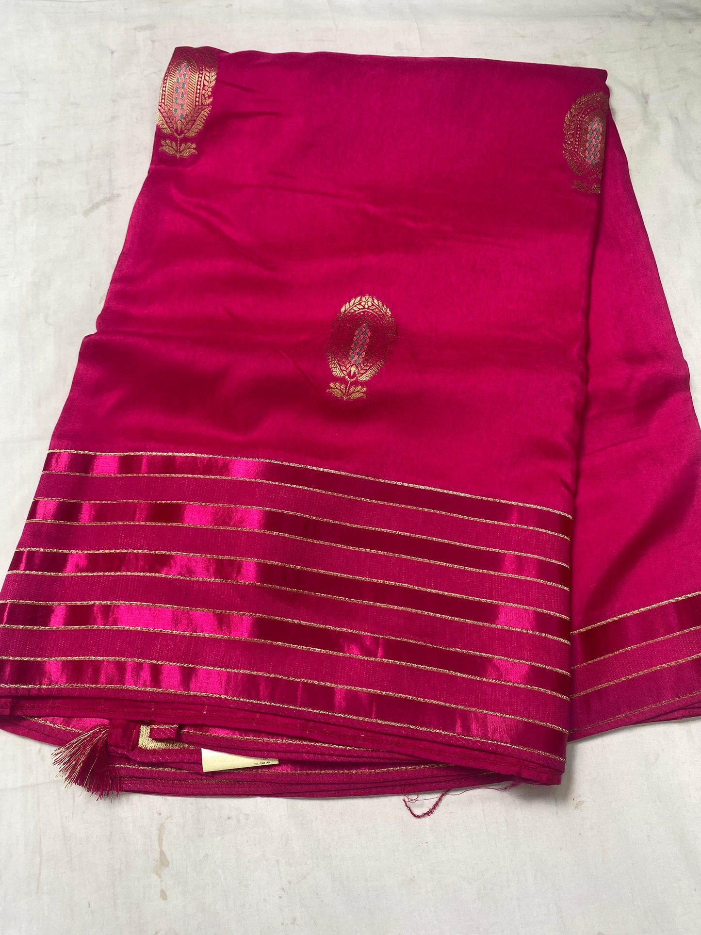 Victorian silk satin border