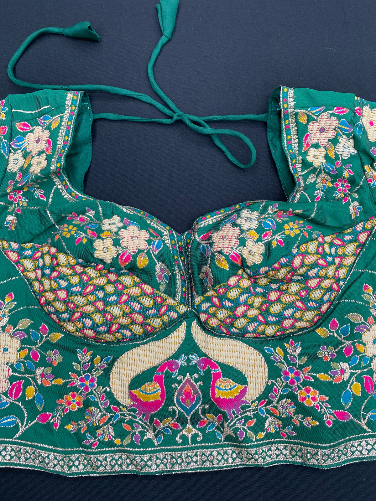 Jamdani blouse saree
