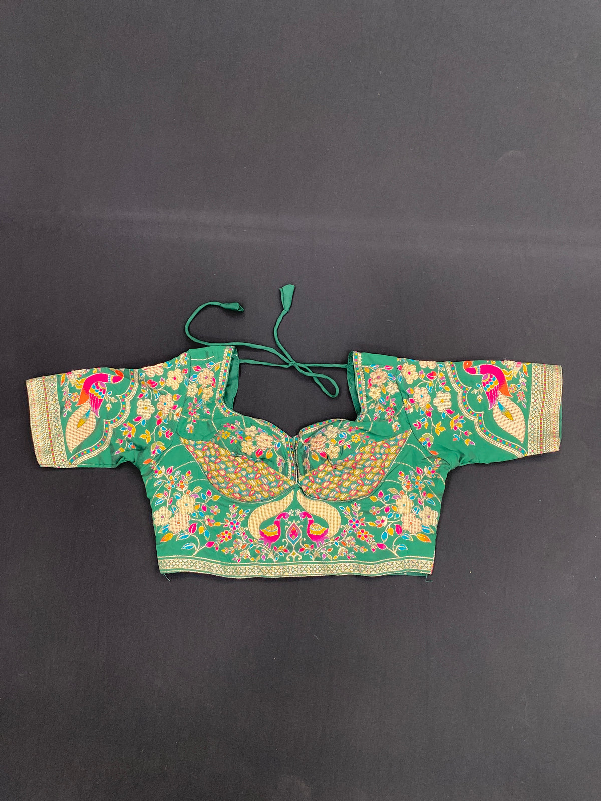 Jamdani blouse saree