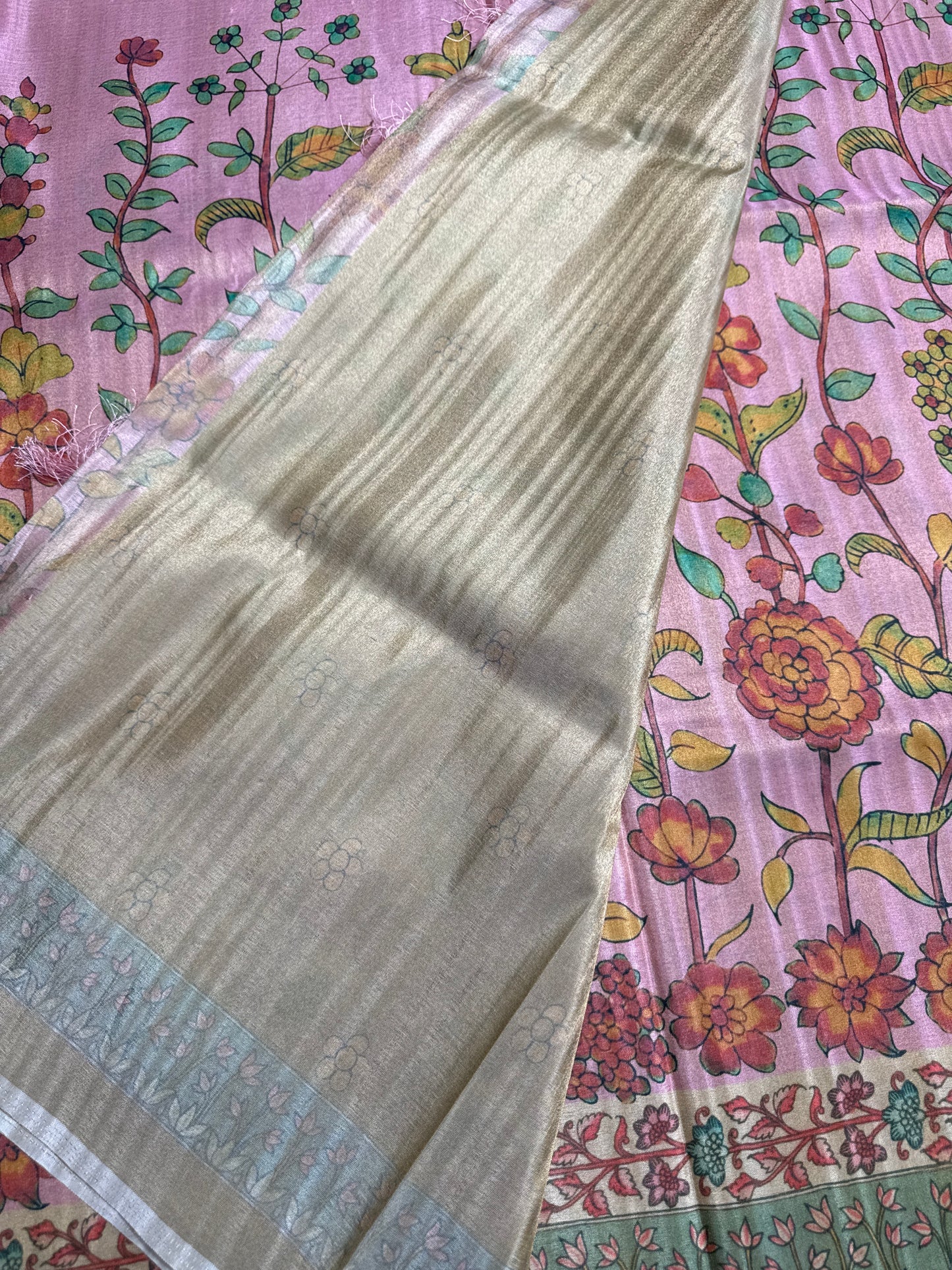 Tussar tissue