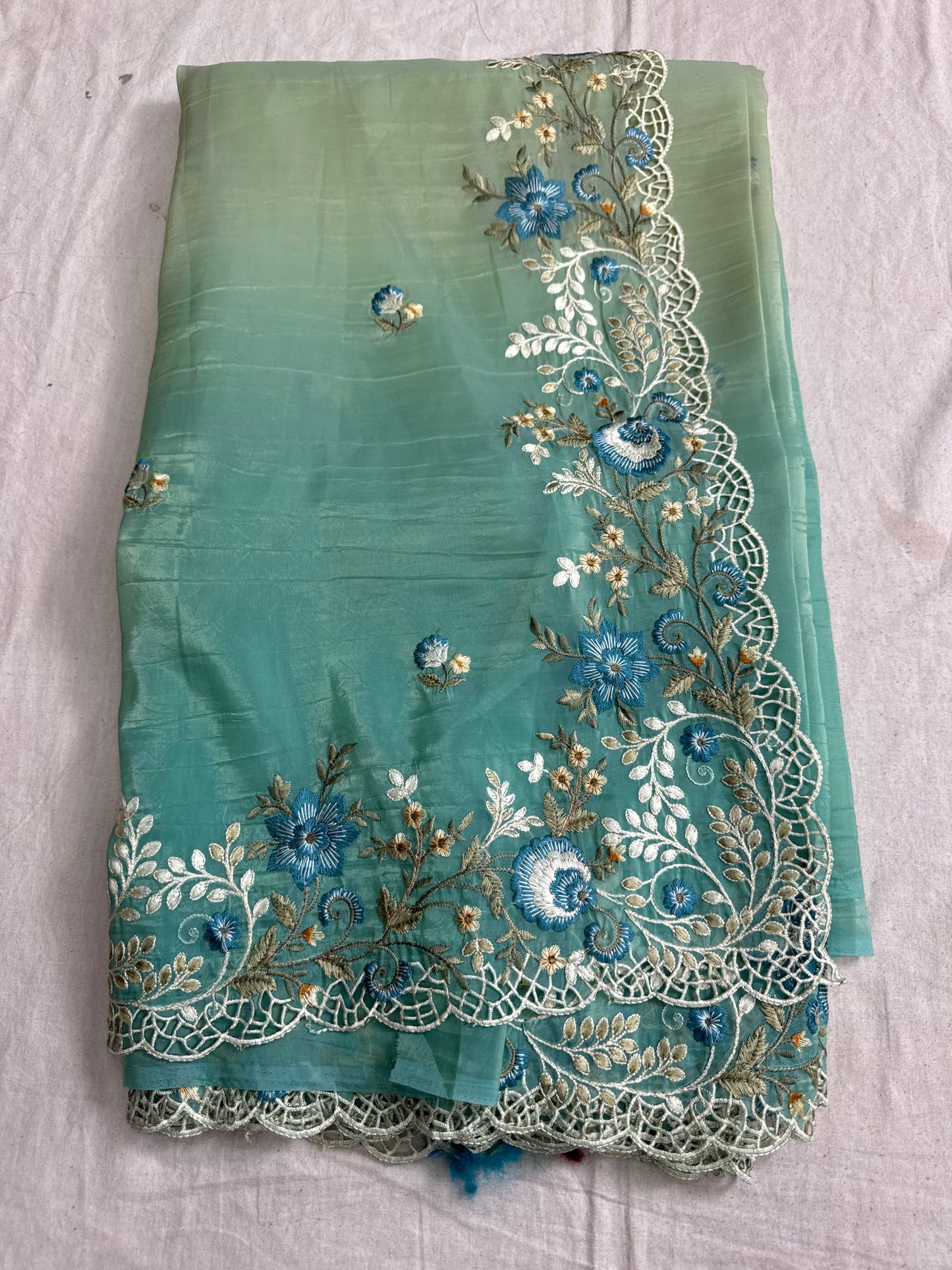 Dual shade organza