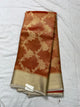 Tissue crush saree