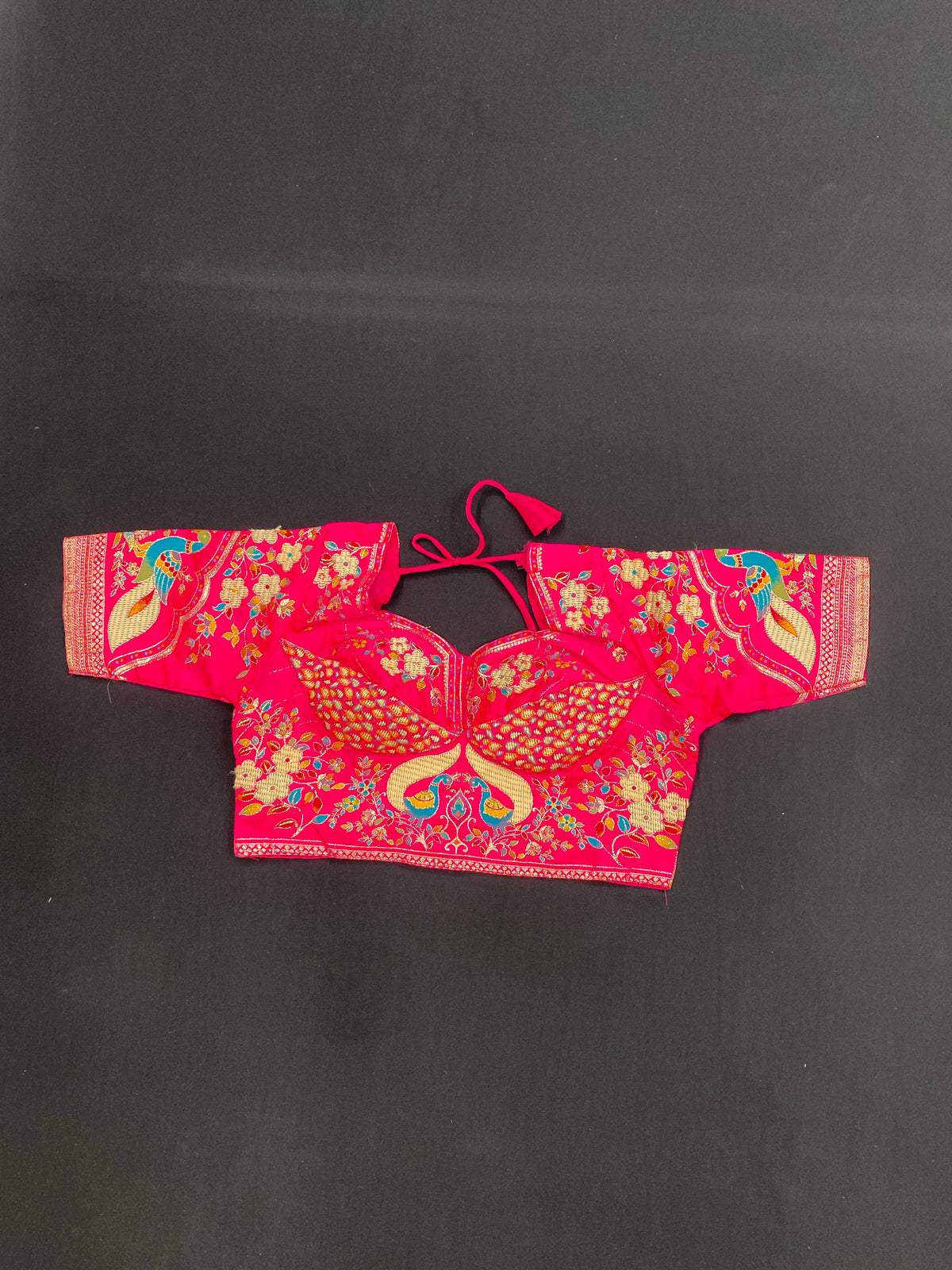 Jamdani blouse saree