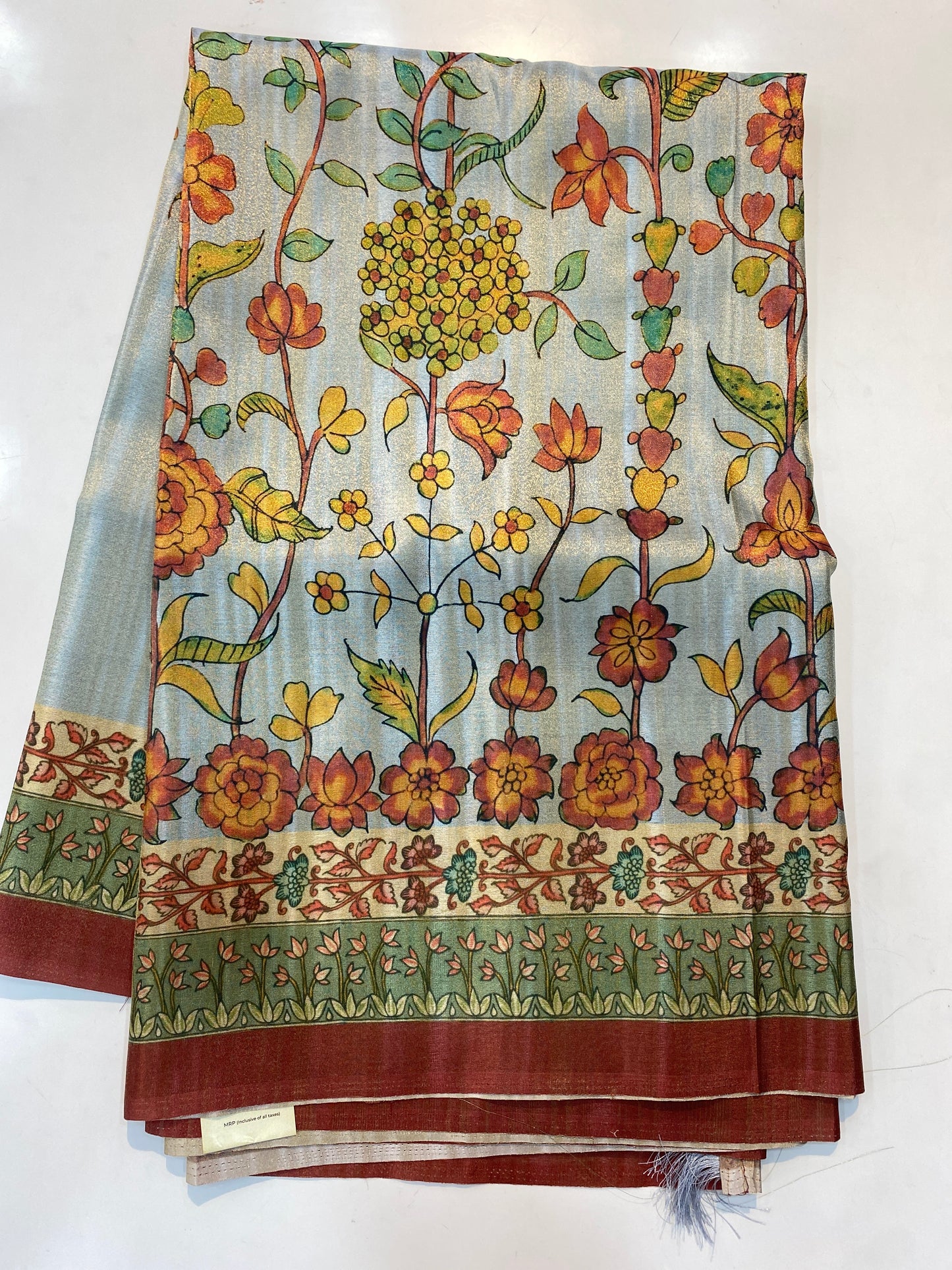 Tussar tissue handloom