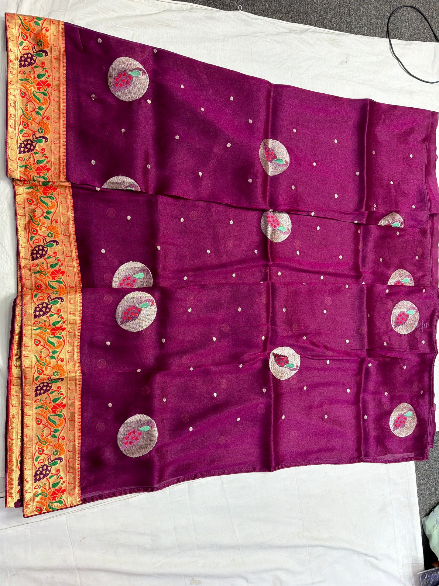 Tissue Paithani Boarder