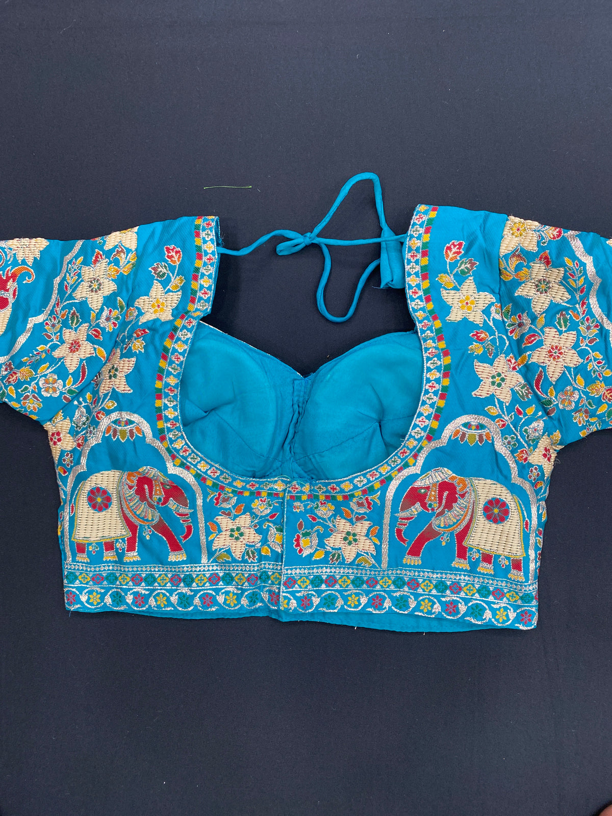 Jamdani blouse saree