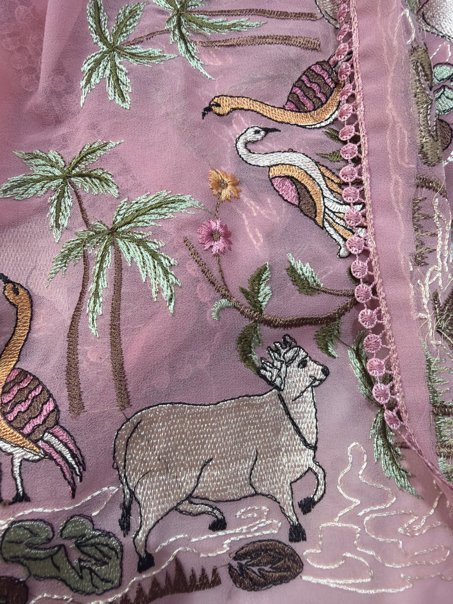 Georgette designer Sarees