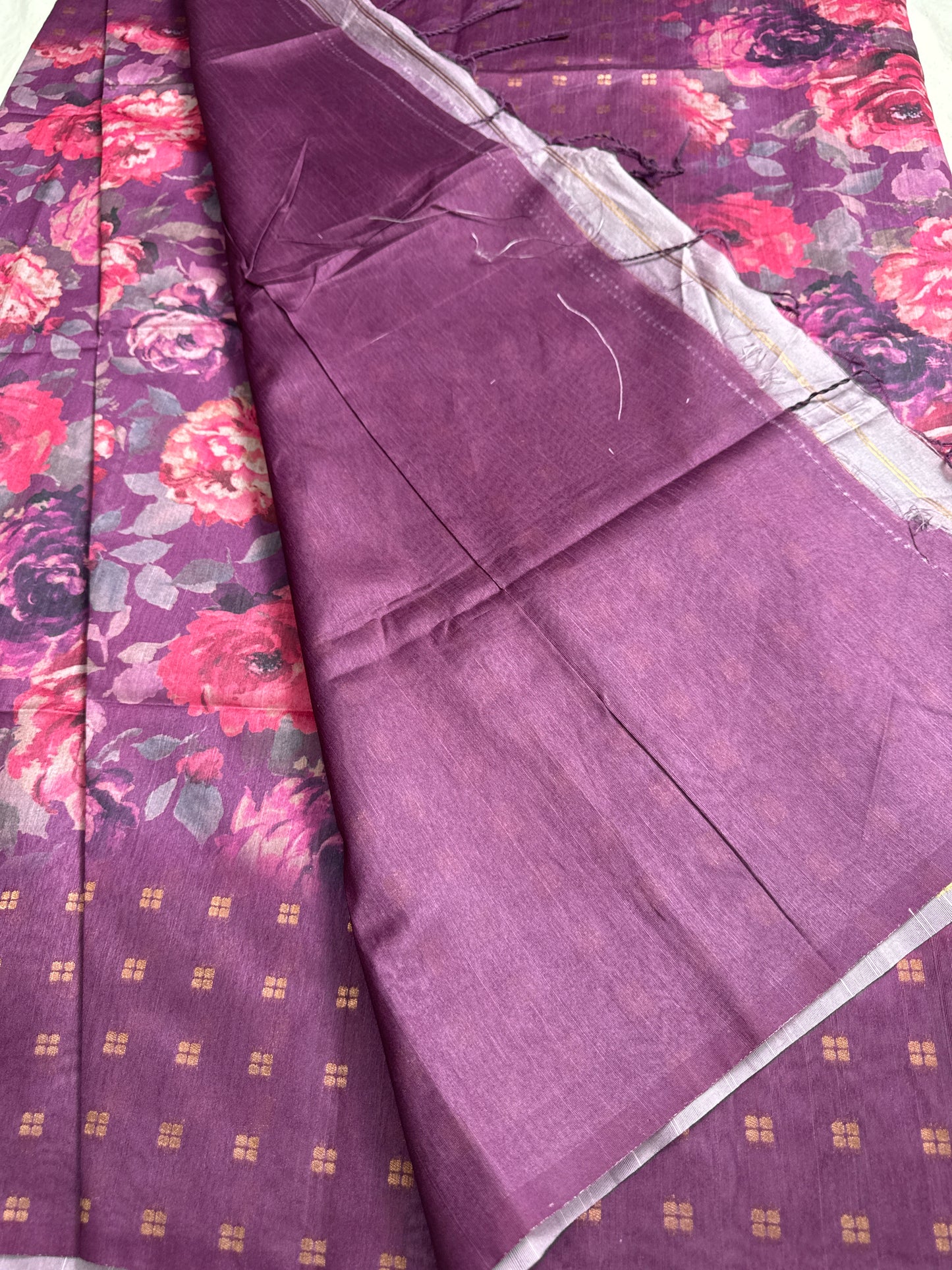 Cotton saree