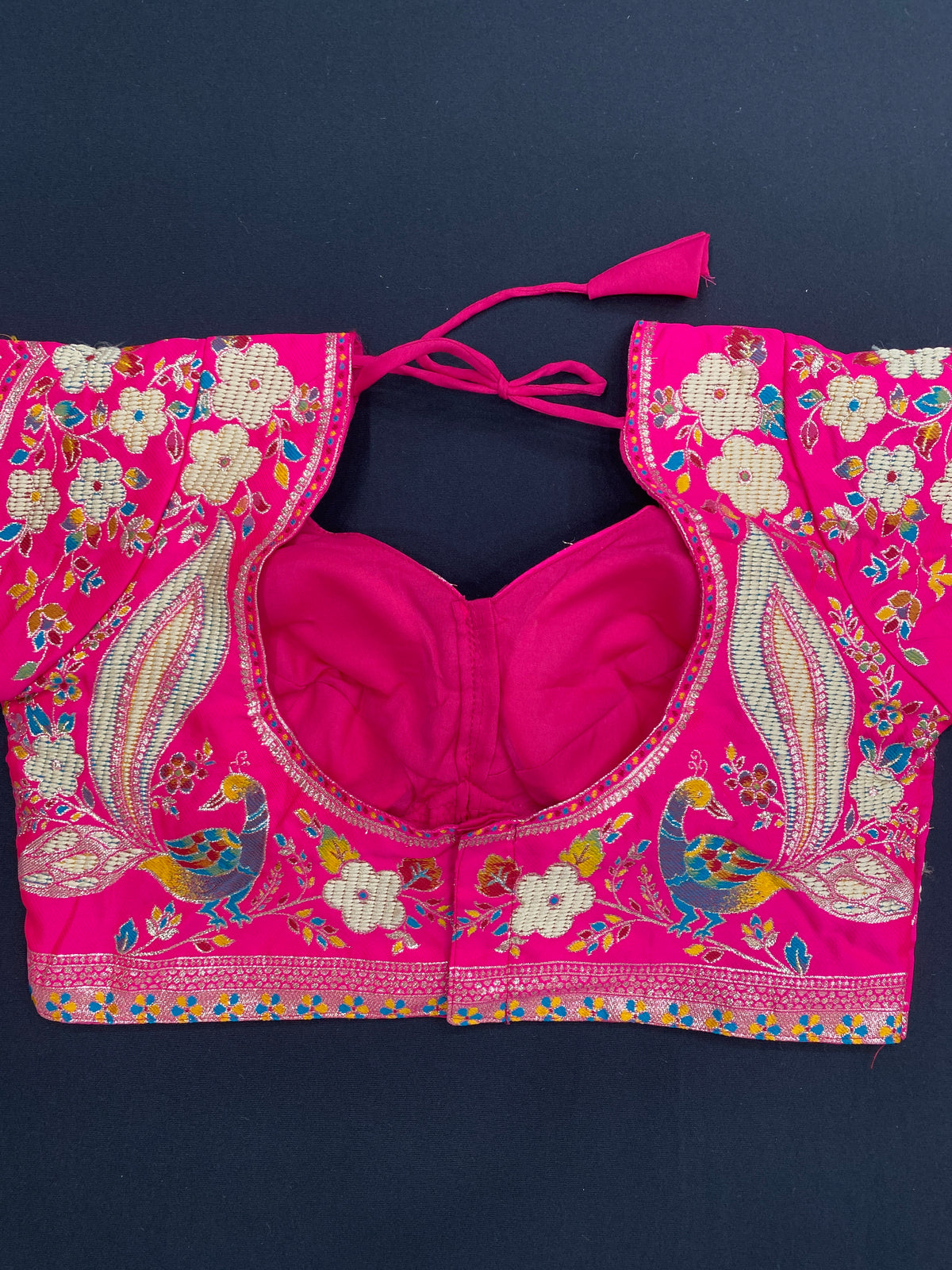Jamdani blouse saree