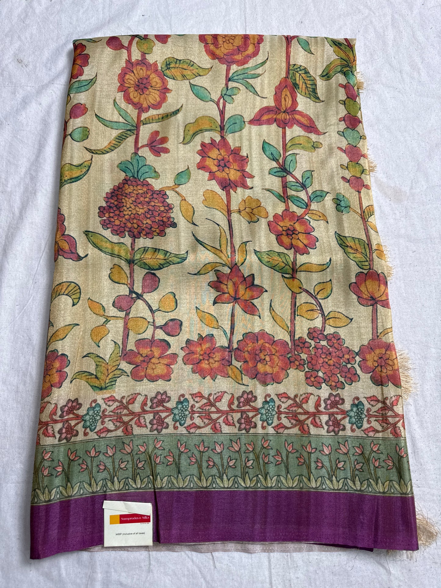 Tussar tissue