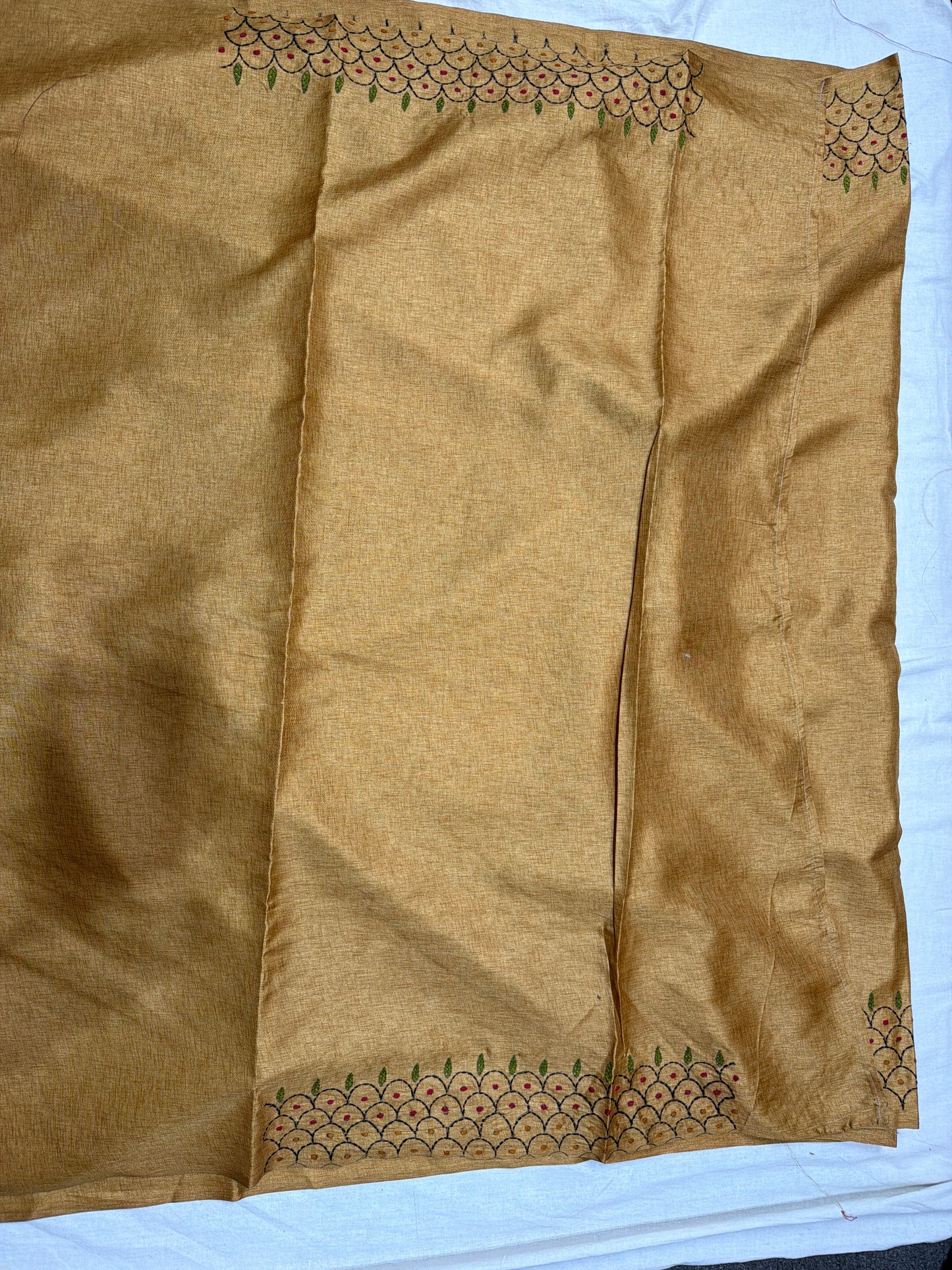 Katha work saree