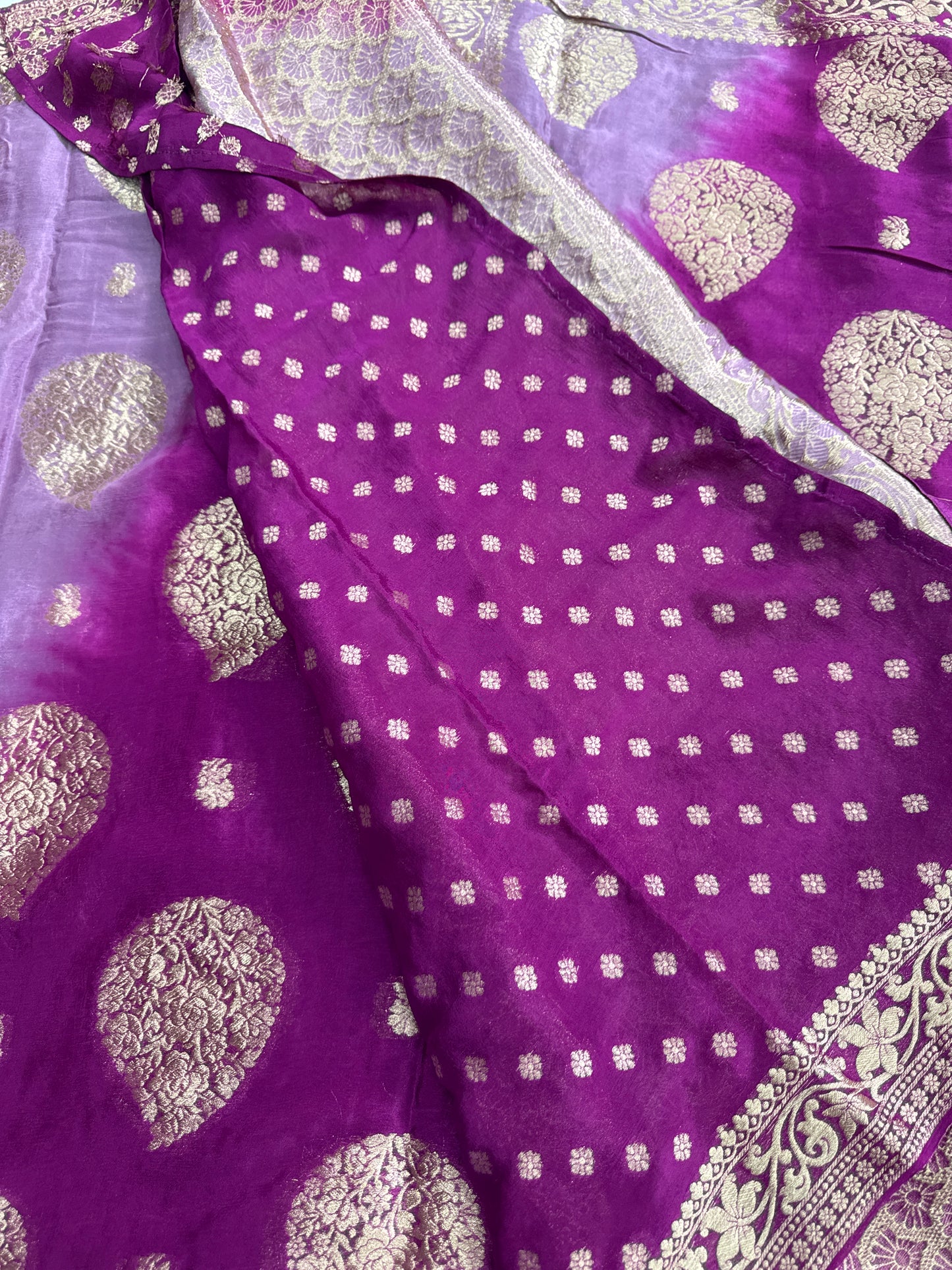 Plain saree