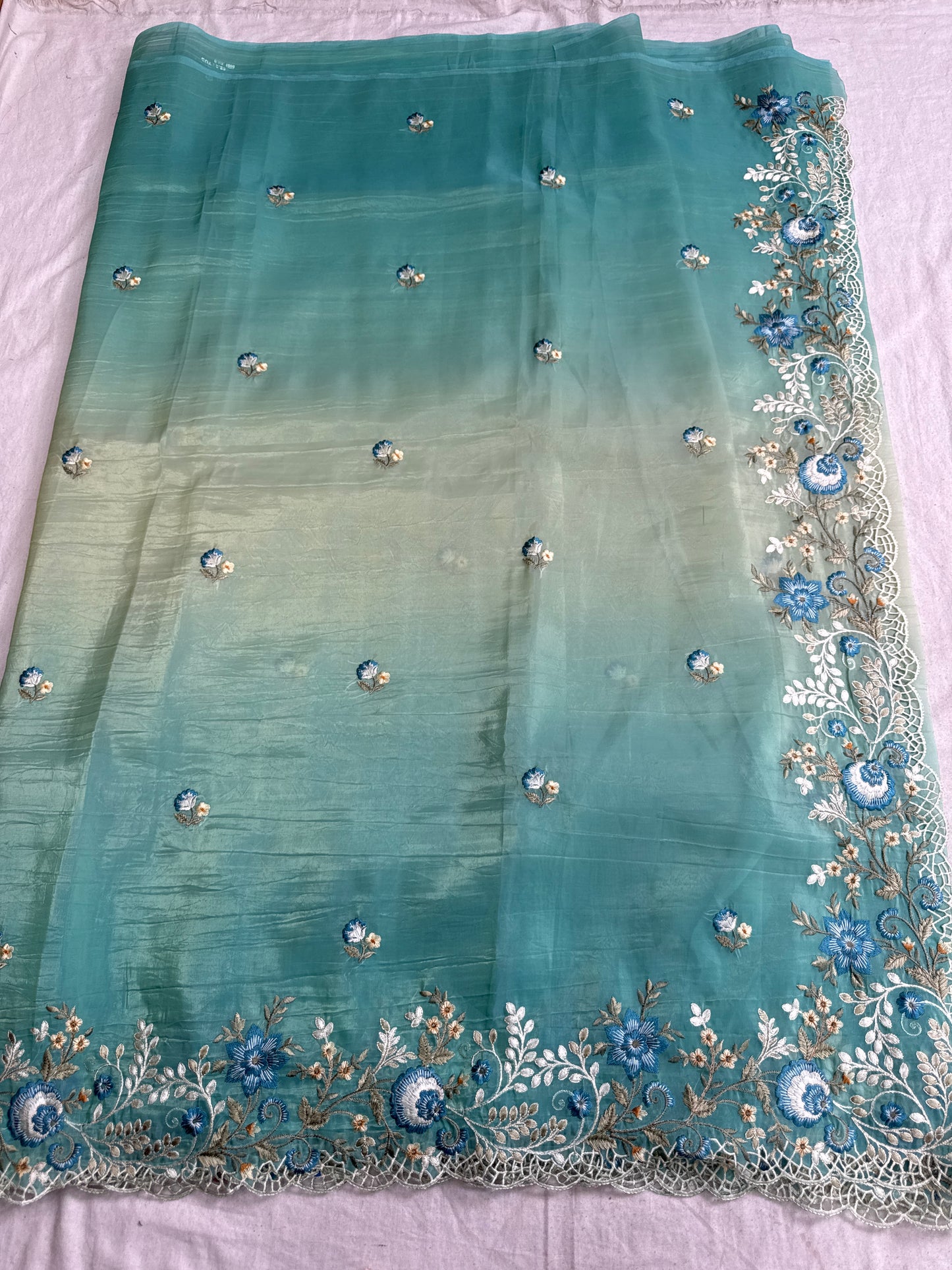 Dual shade organza