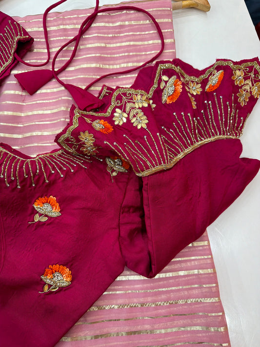 Designer Blouse Sarees