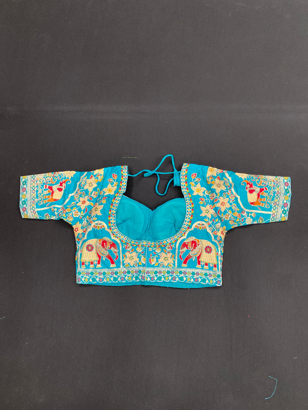 Jamdani blouse saree