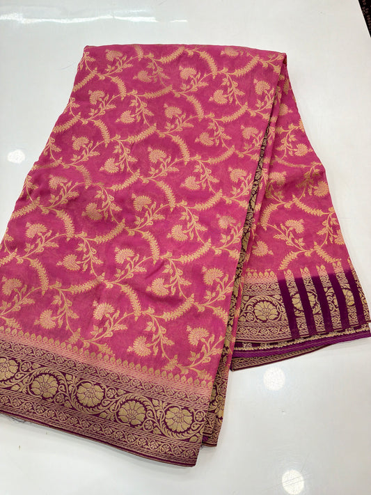 Banaras Georgette Sarees