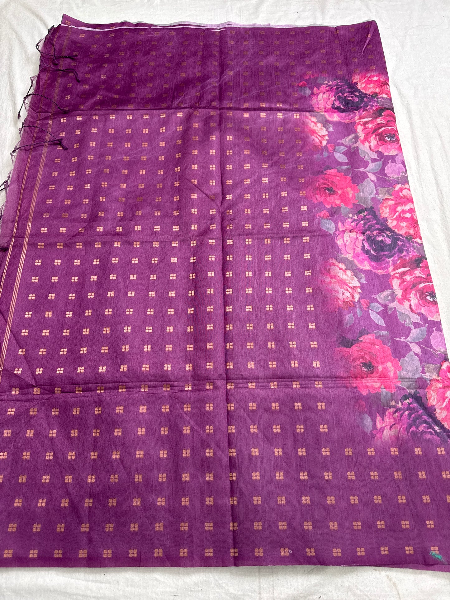 Cotton saree