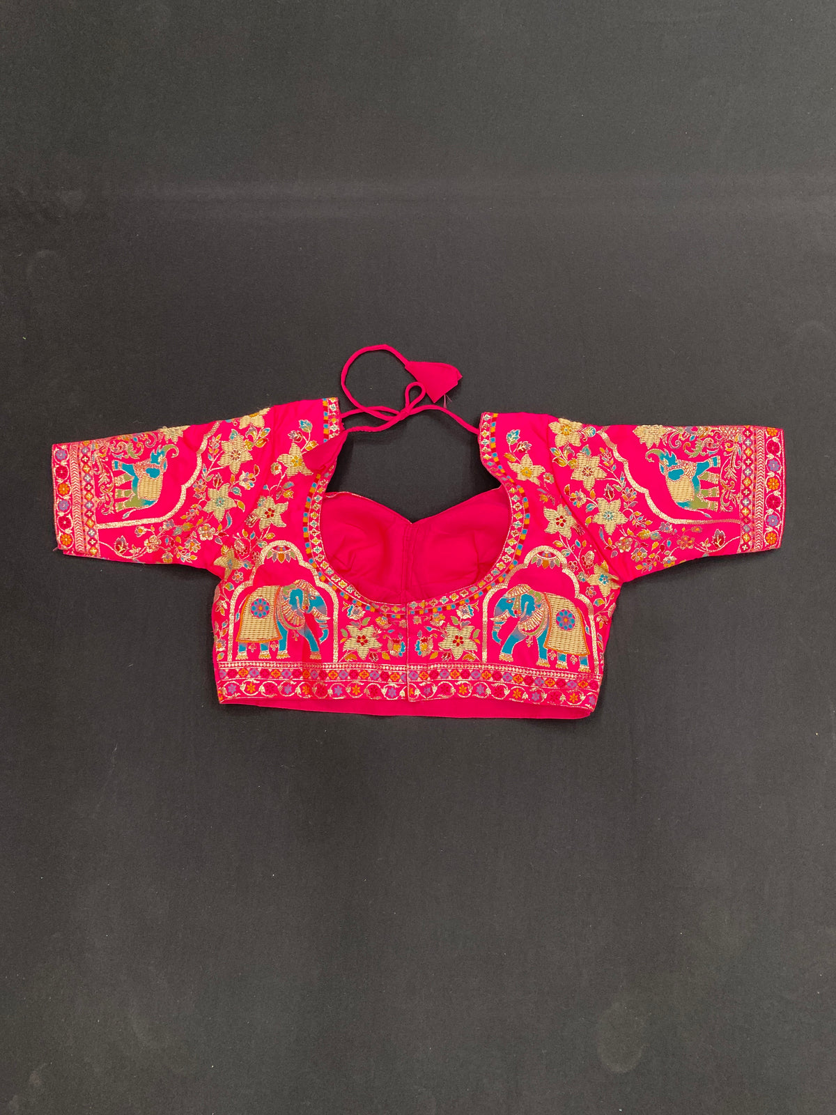 Jamdani blouse saree