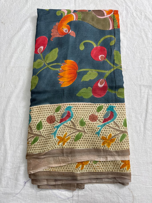 Tussar jaal silk