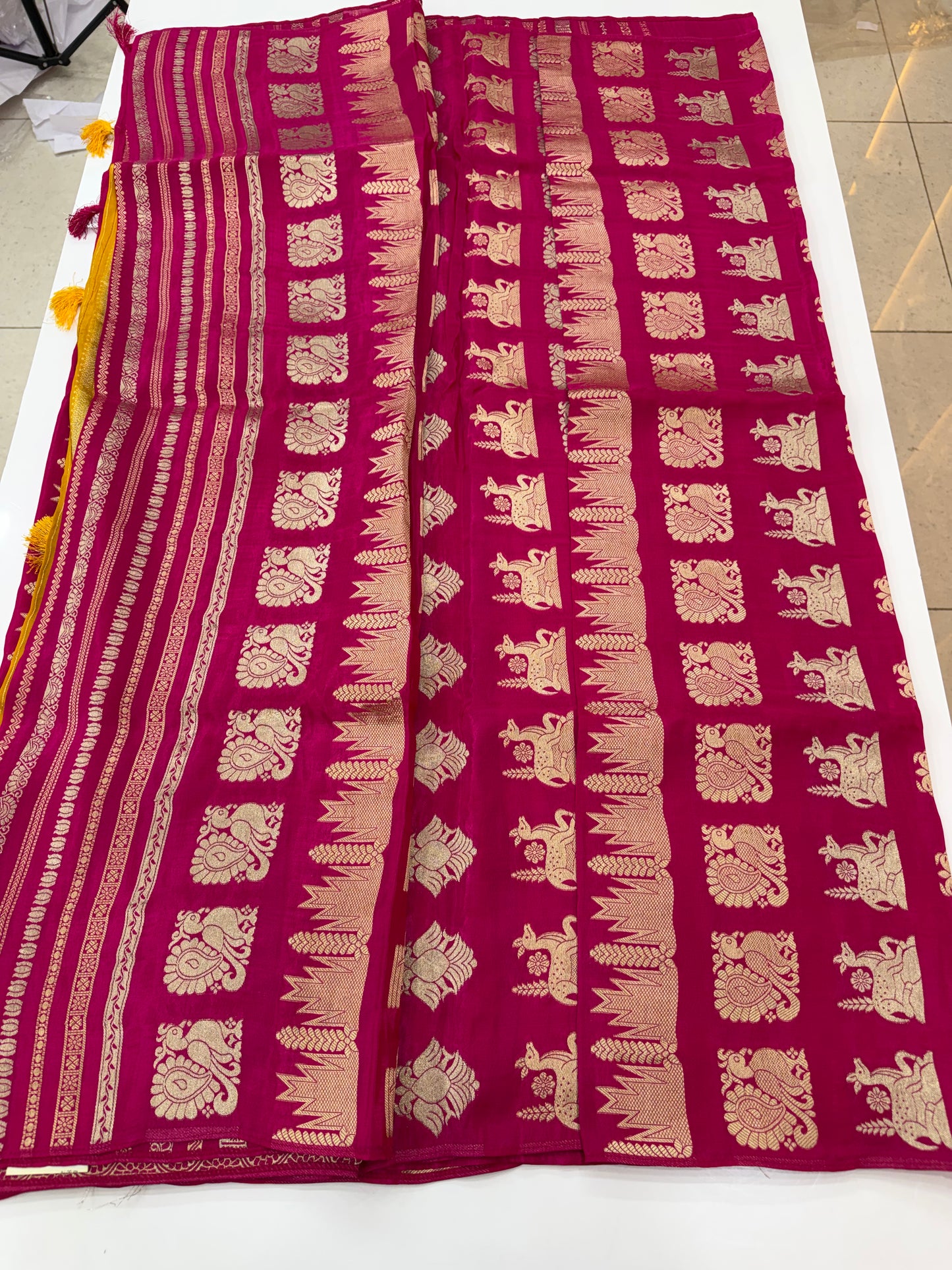 Green mango Saree