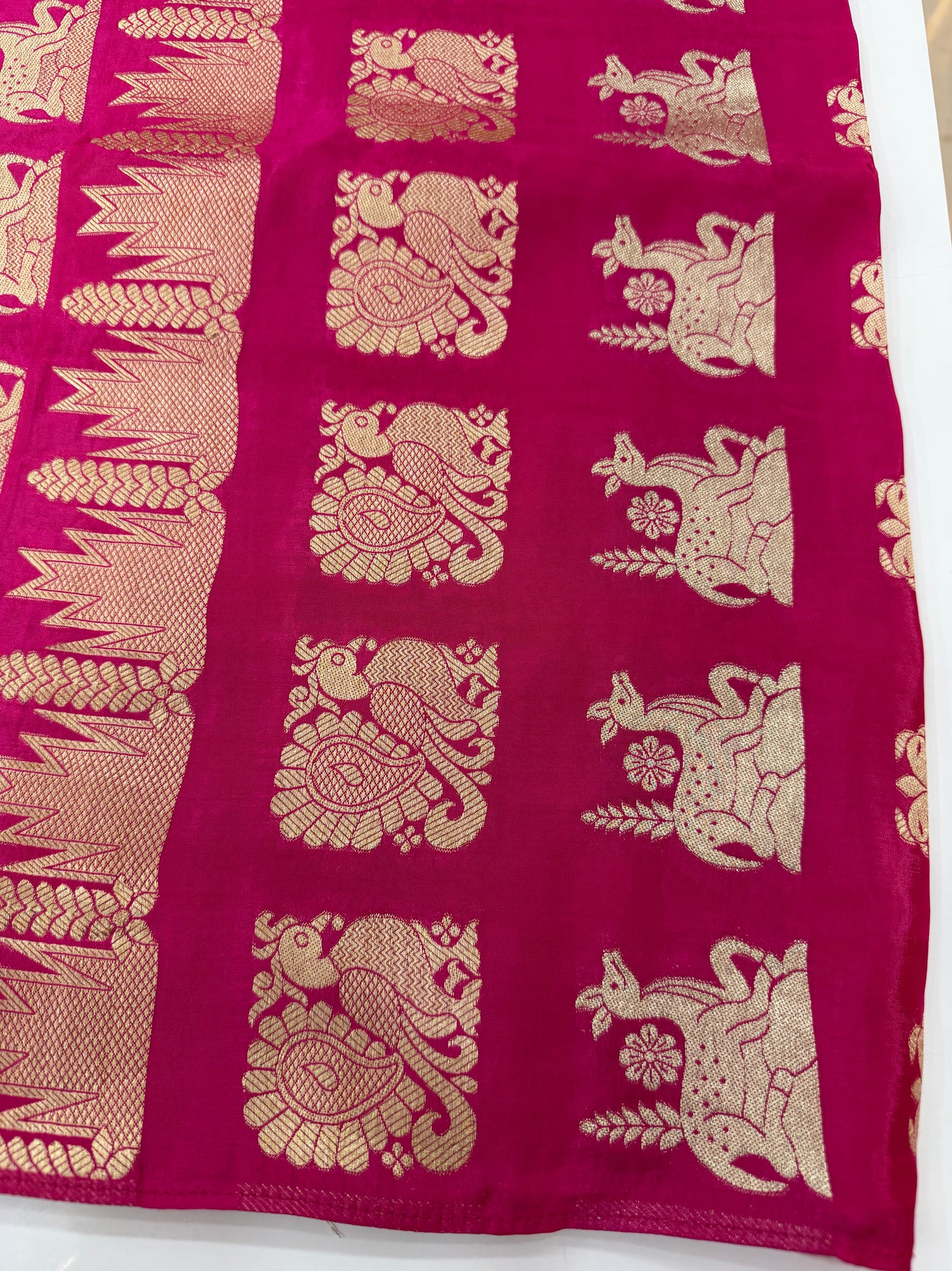 Green mango Saree