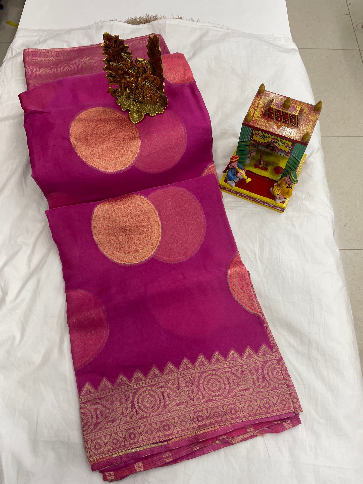 ORGANZA BANARAS SAREE