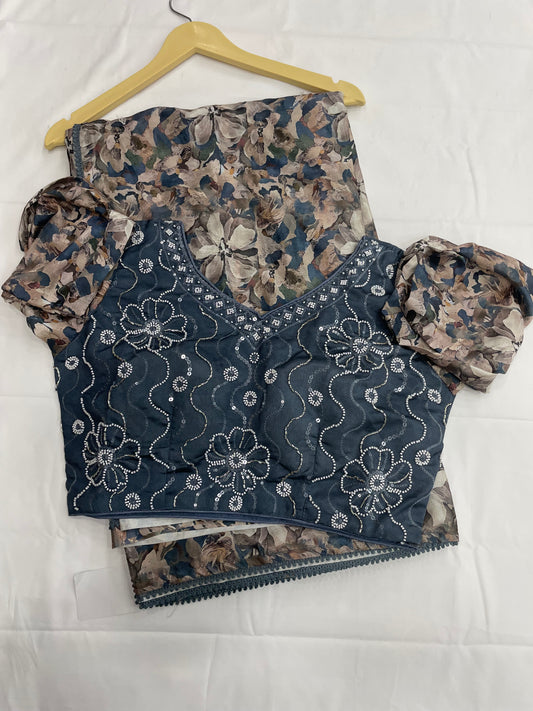 READY MADE BLOUSE SAREE