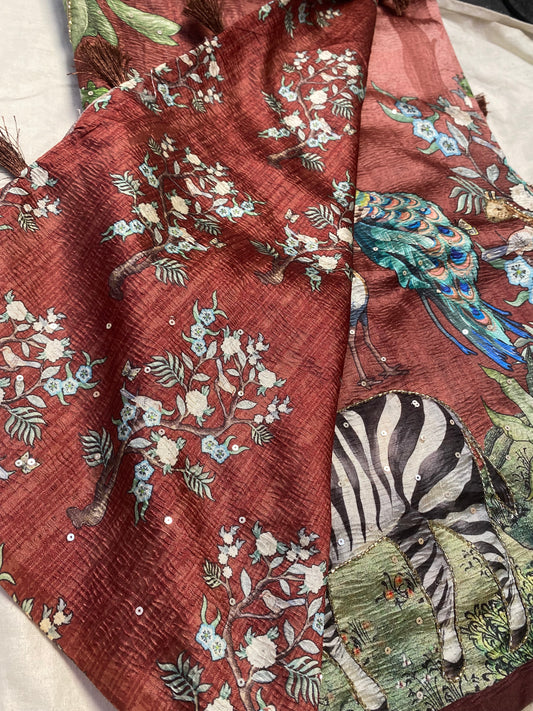 Crush saree