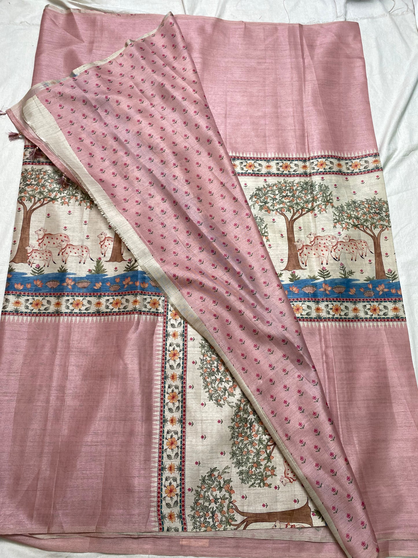 Digital print saree