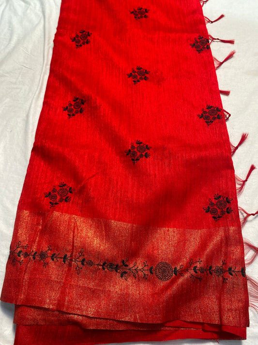 Jute silk