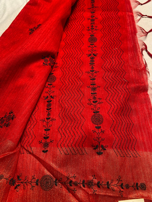 Jute silk