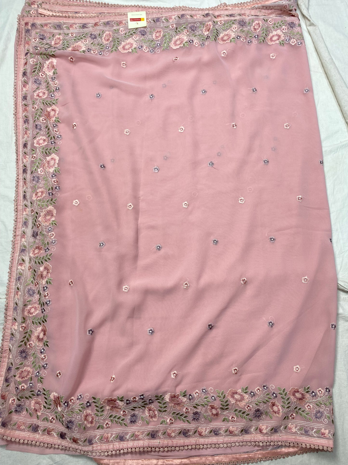 Georgette designer saree