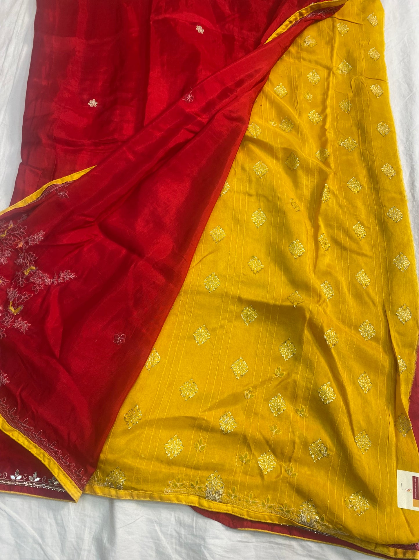 Work saree