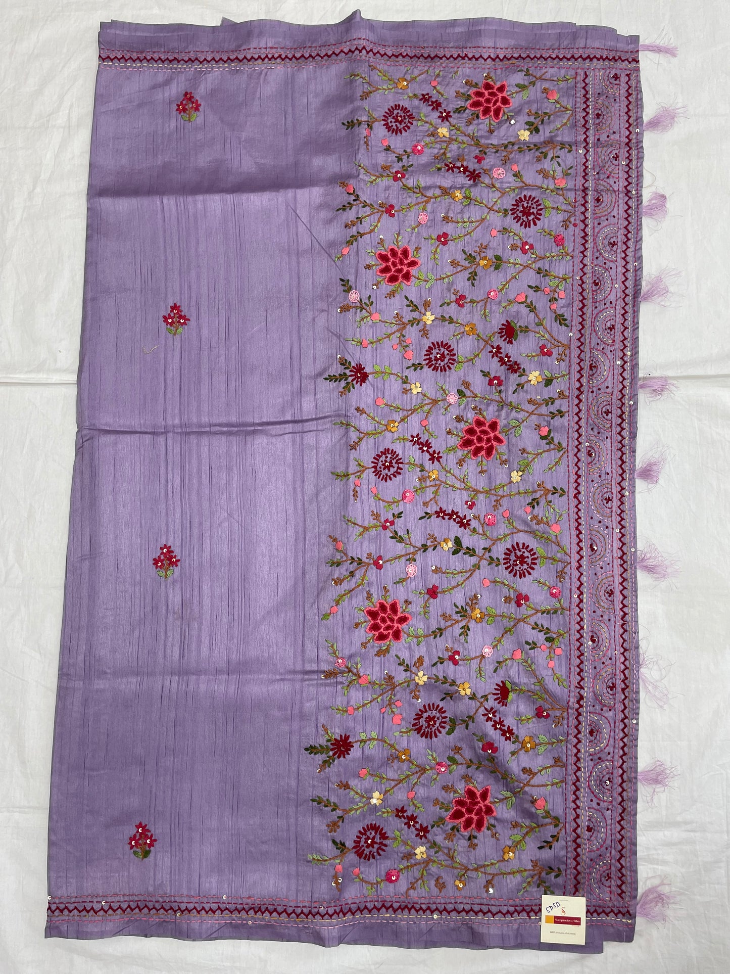 TUSSER EMBROIDERY