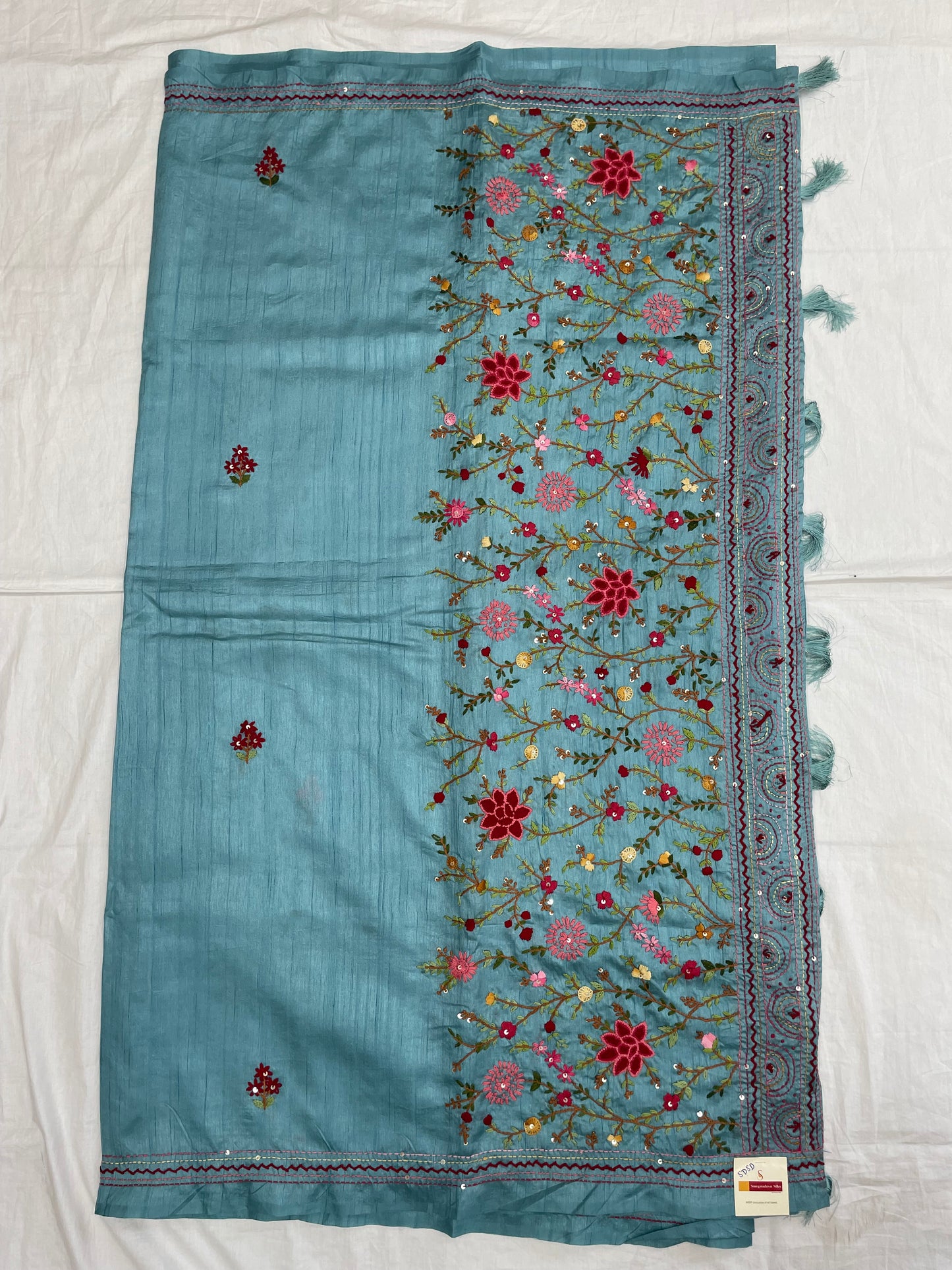 TUSSER EMBROIDERY