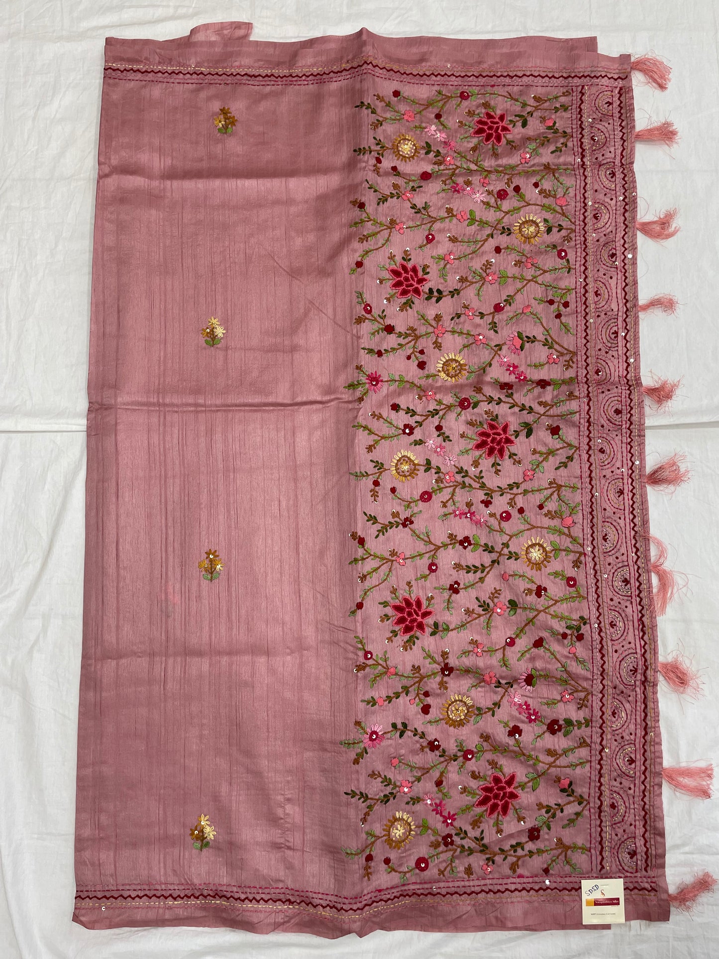 TUSSER EMBROIDERY