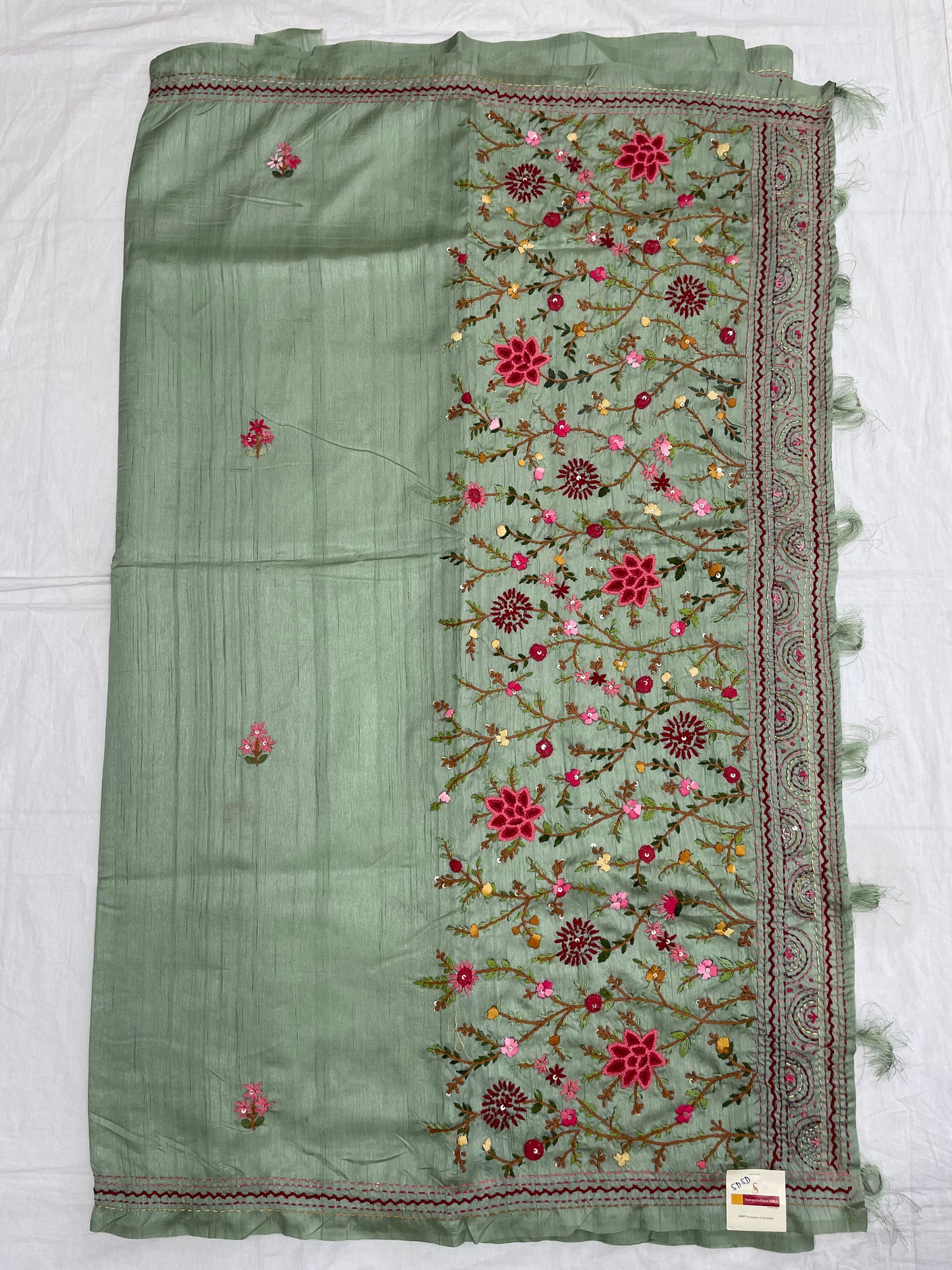 TUSSER EMBROIDERY