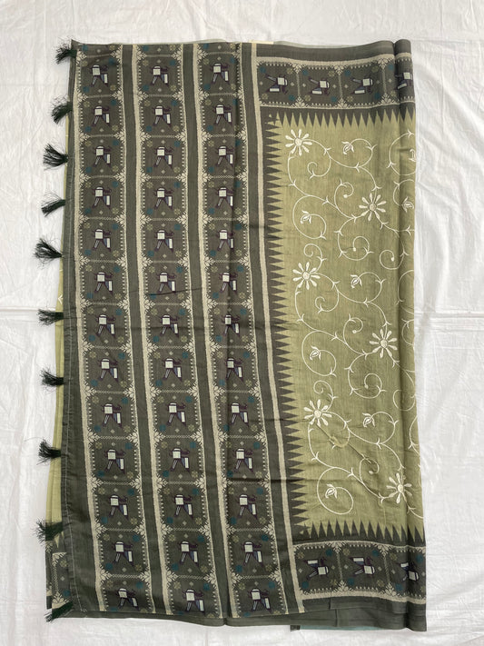 CHANDERI EMBROIDERY