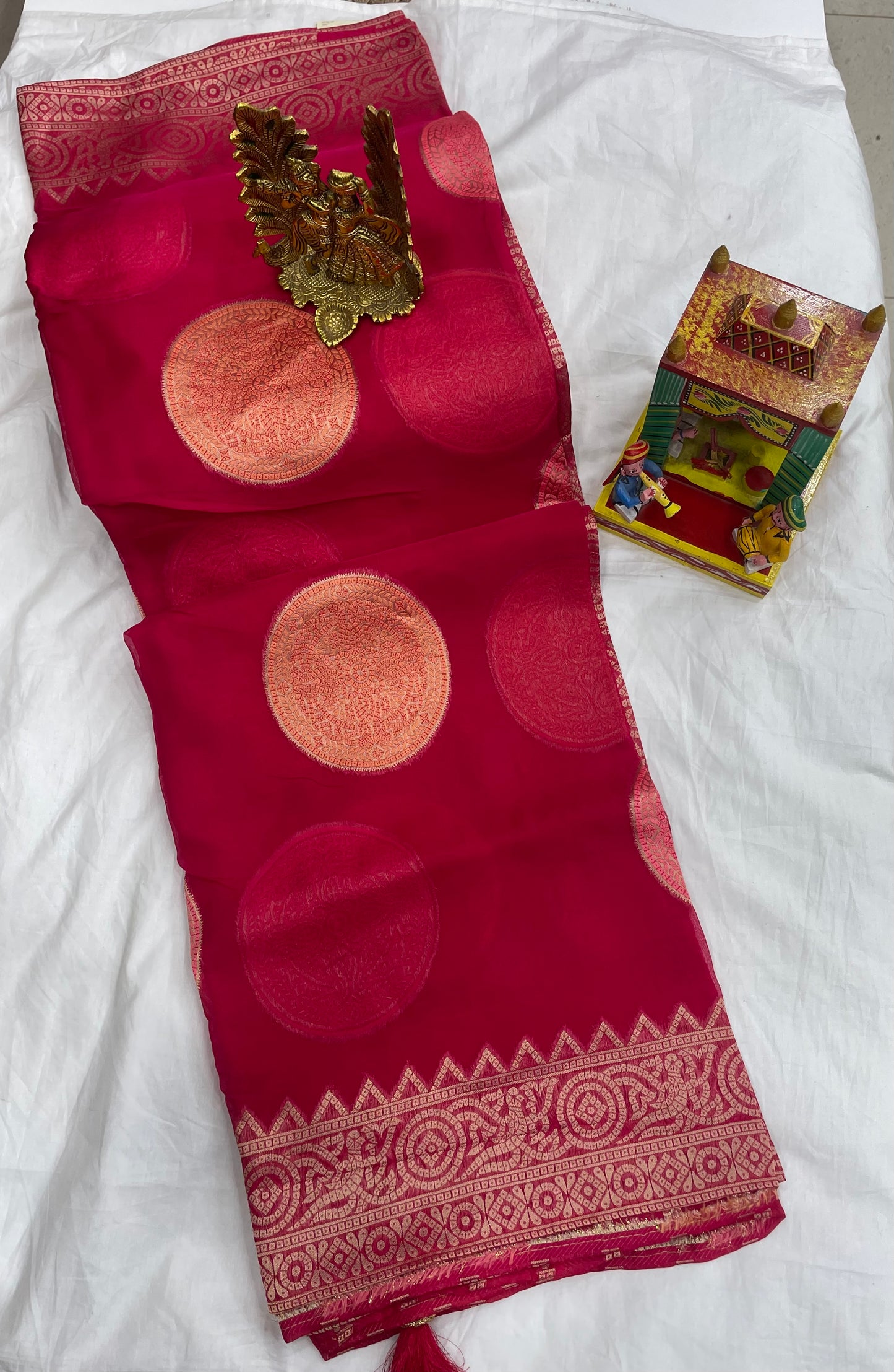 ORGANZA BANARAS SAREE