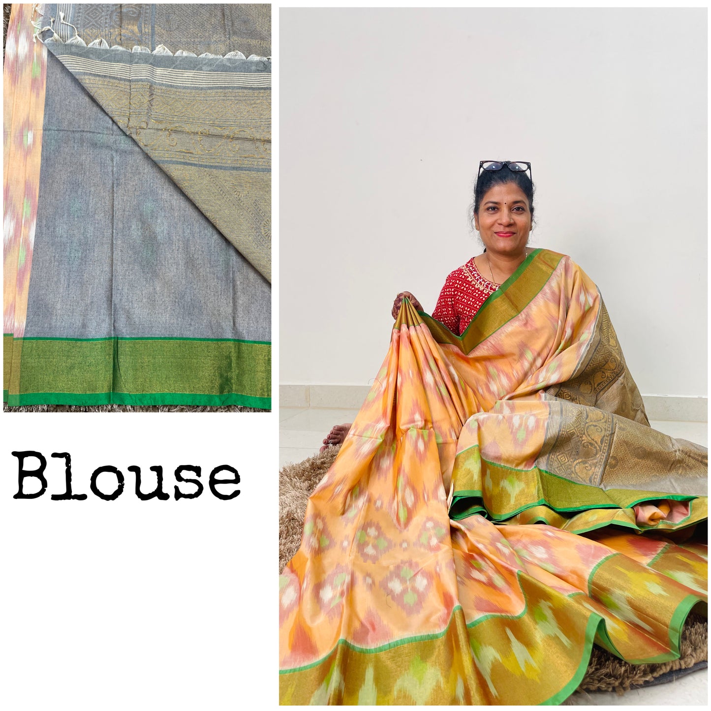 MERCIDIZED POCHAMPALLY HANDLOOM SAREE