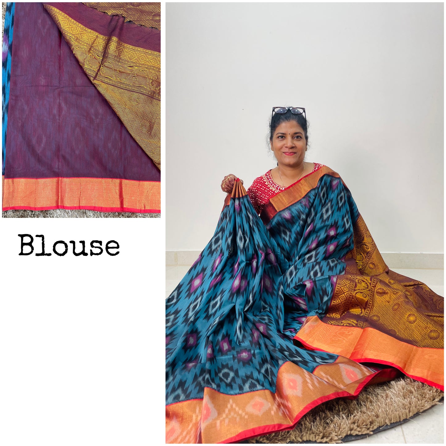 MERCIDIZED POCHAMPALLY HANDLOOM SAREE