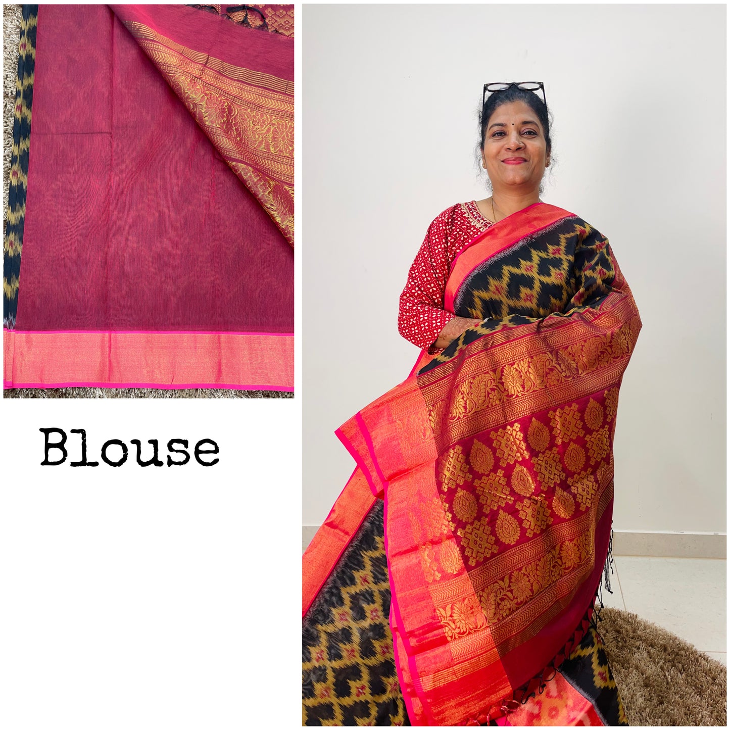MERCIDIZED POCHAMPALLY HANDLOOM SAREE